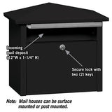 Mailhouse Wall Mounted Locking Mailbox