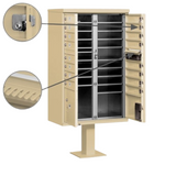 16 Tenant Cluster Box - 2 Parcel Lockers