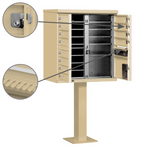 12 Tenant Cluster Box - 1 Parcel Locker