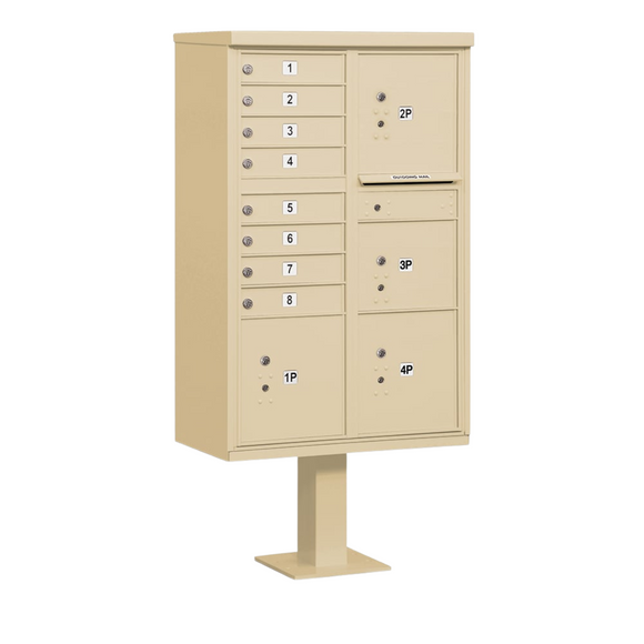 8 Tenant Cluster Box - 4 Parcel Locker