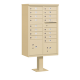 16 Tenant Cluster Box - 2 Parcel Lockers