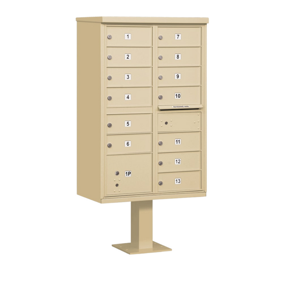 13 Tenant Cluster Box - 1 Parcel Locker