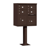 4 Tenant Cluster Box - 2 Parcel Locker