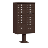 16 Tenant Cluster Box - 2 Parcel Lockers