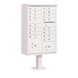 16 Tenant Cluster Box - 2 Parcel Lockers