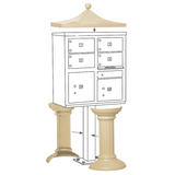 4 Tenant Cluster Box - 2 Parcel Locker