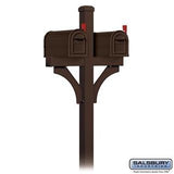 Salsbury Deluxe Double Mailbox Package