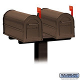 Salsbury Spreader Double Mailbox Package