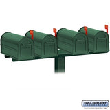 Salsbury Spreader Quad Mailbox Package